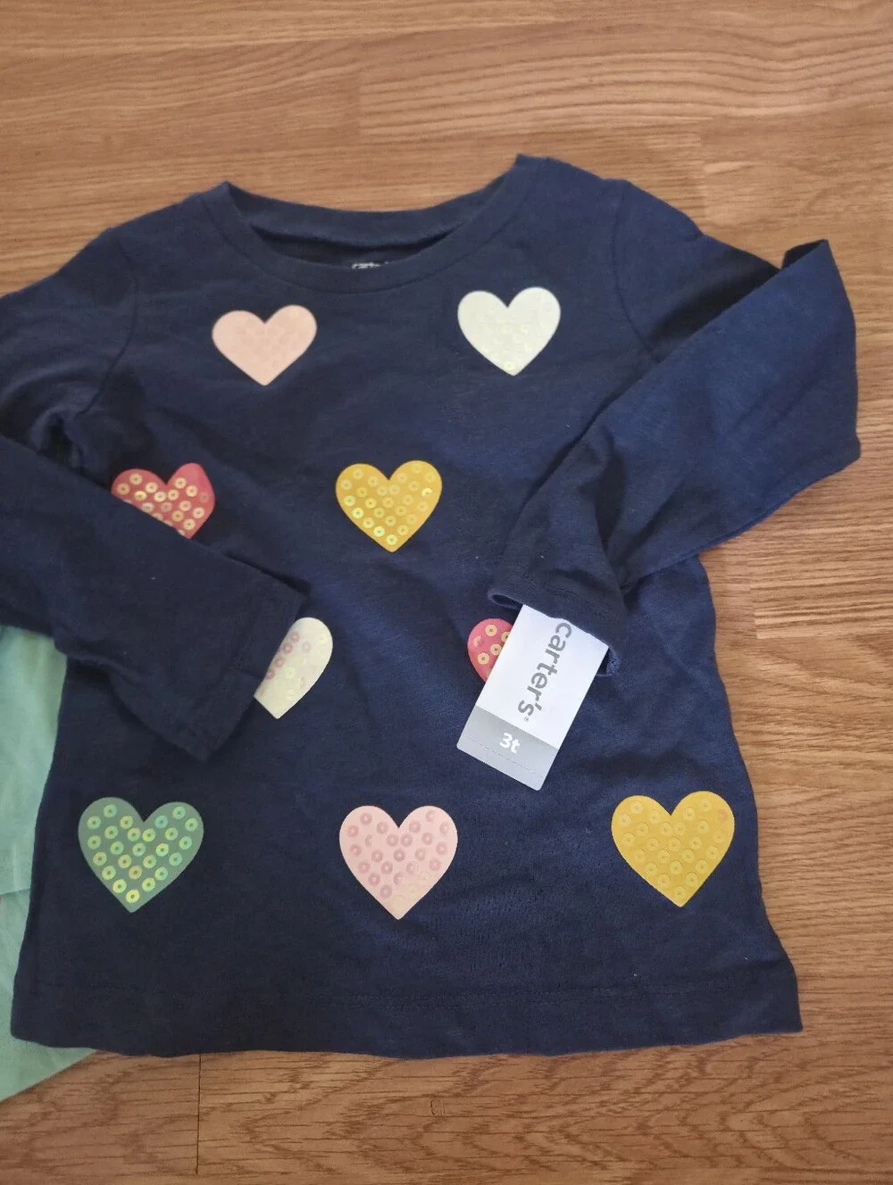Carter's x Calvin Klein Bundle Girls 3T 5pc Hearts Sparkle Butterfly Sequins
